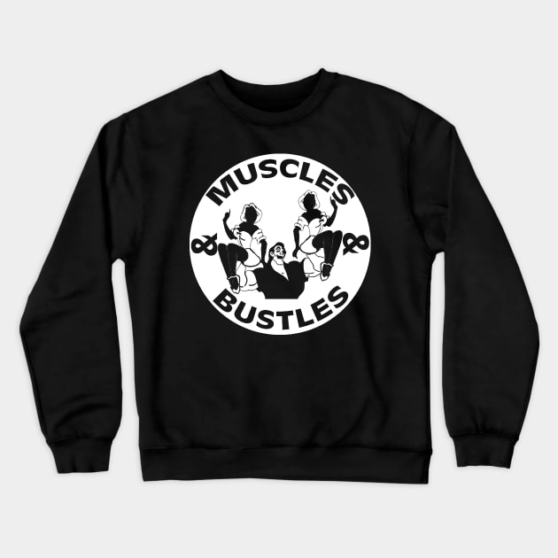 Muscles & Bustles Crewneck Sweatshirt by Whats Dis